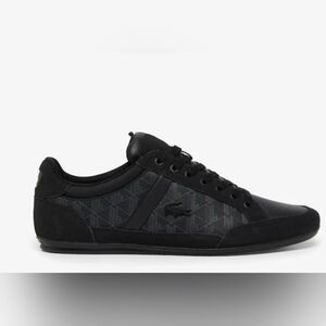 Lacoste Men's Chaymon Black Suede Sneakers. Sz: 13